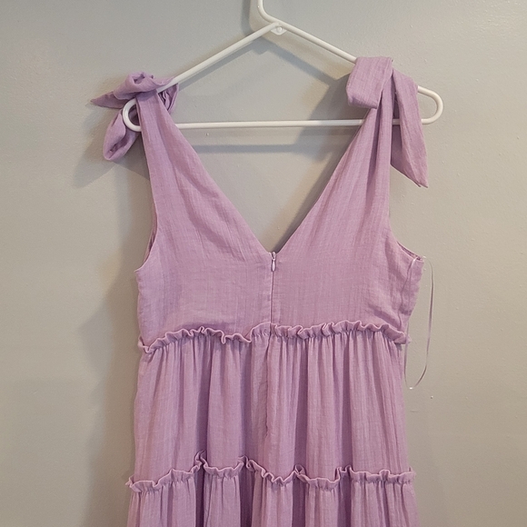 English Factory Purple Lilac Maxi Dress Size Small - Picture 5 of 8